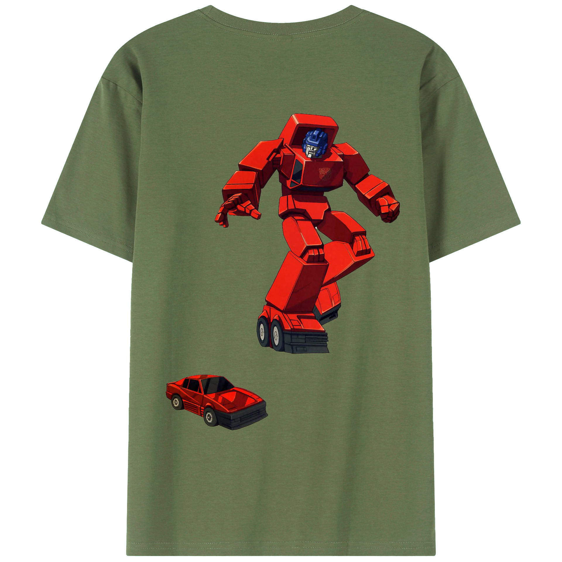 （画像用）  綿100％ メンズ半袖Tシャツ（バックプリント） 通気性